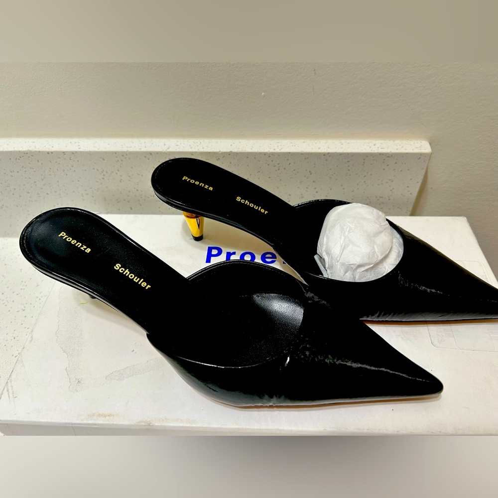 Proenza Schouler Leather Pump, Black